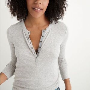 Aerie Henley Long Sleeve